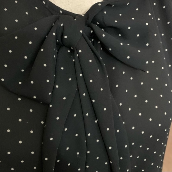 Zara Basic black polka dot top - Picture 8 of 15